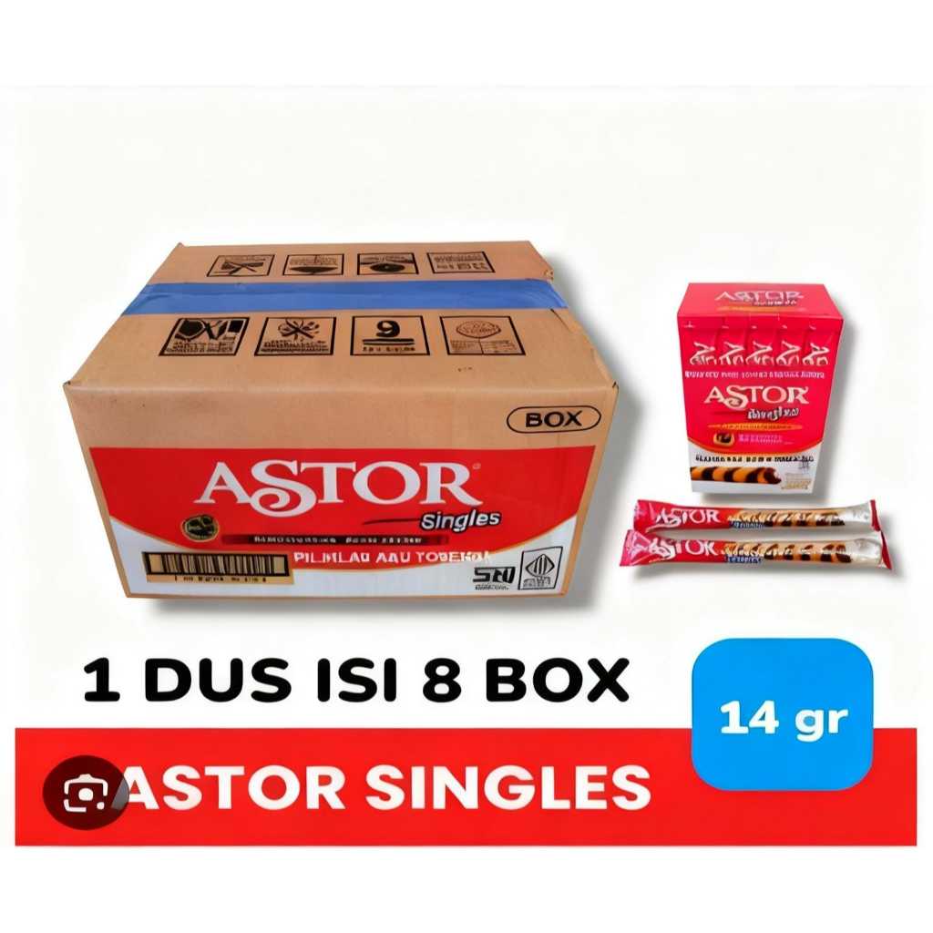 Astor Singles 1 Dus Karton Isi 8 Box
