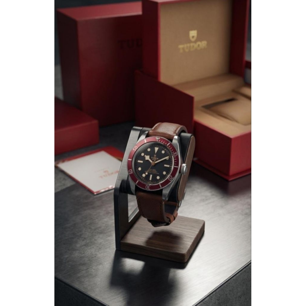 Jam Tangan pria Tdr Blackbay Autometic tali kulit