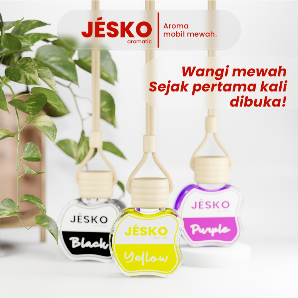Parfum Mobil Botol Apel 10Ml 2x LIPAT TAHAN LAMA - Pengharum Ruangan Kopi Vanilla Melati Greentea