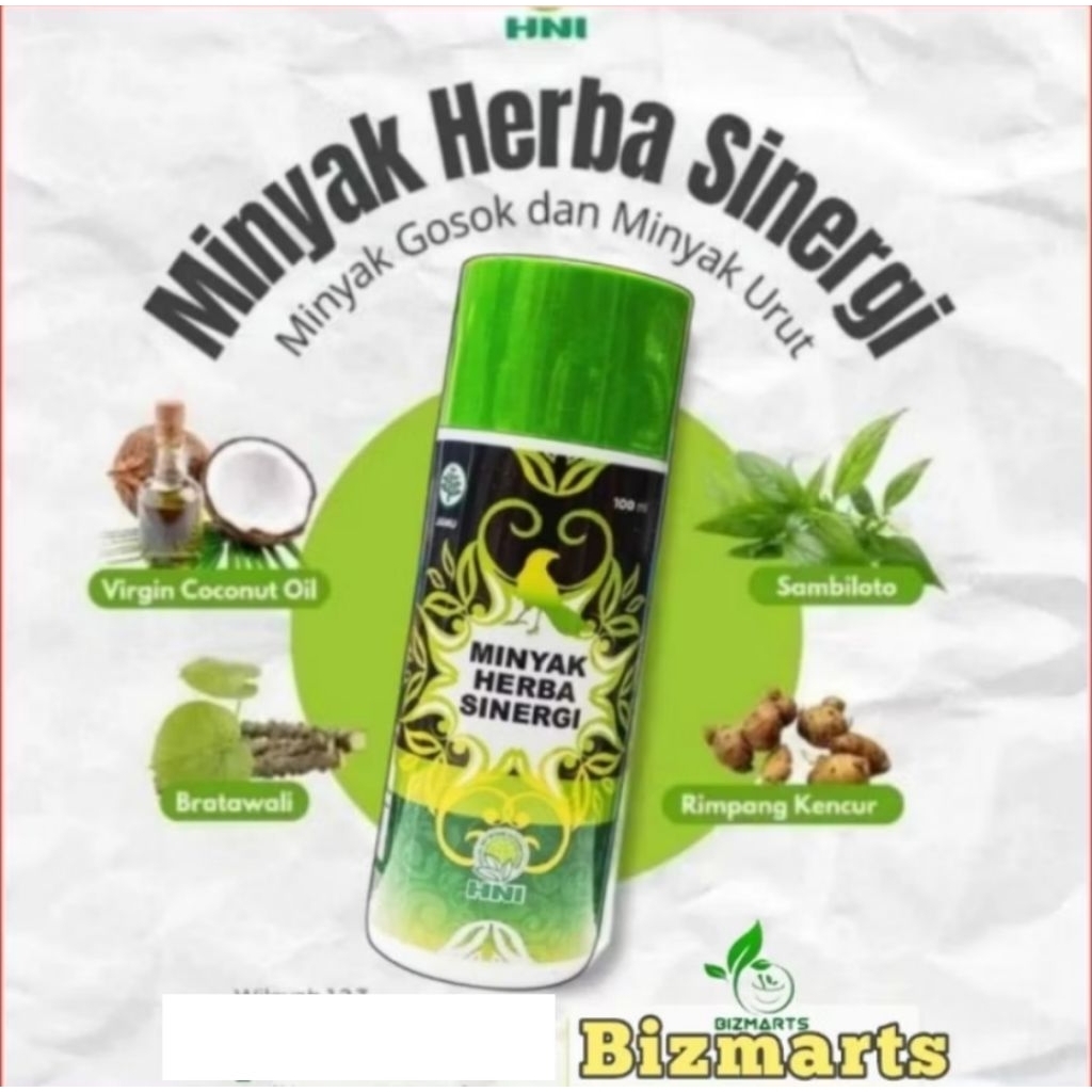 Minyak But But Herba Sinergi MHS Asli Original HPAI 100ml Untuk Gosok /Pijat/Urut