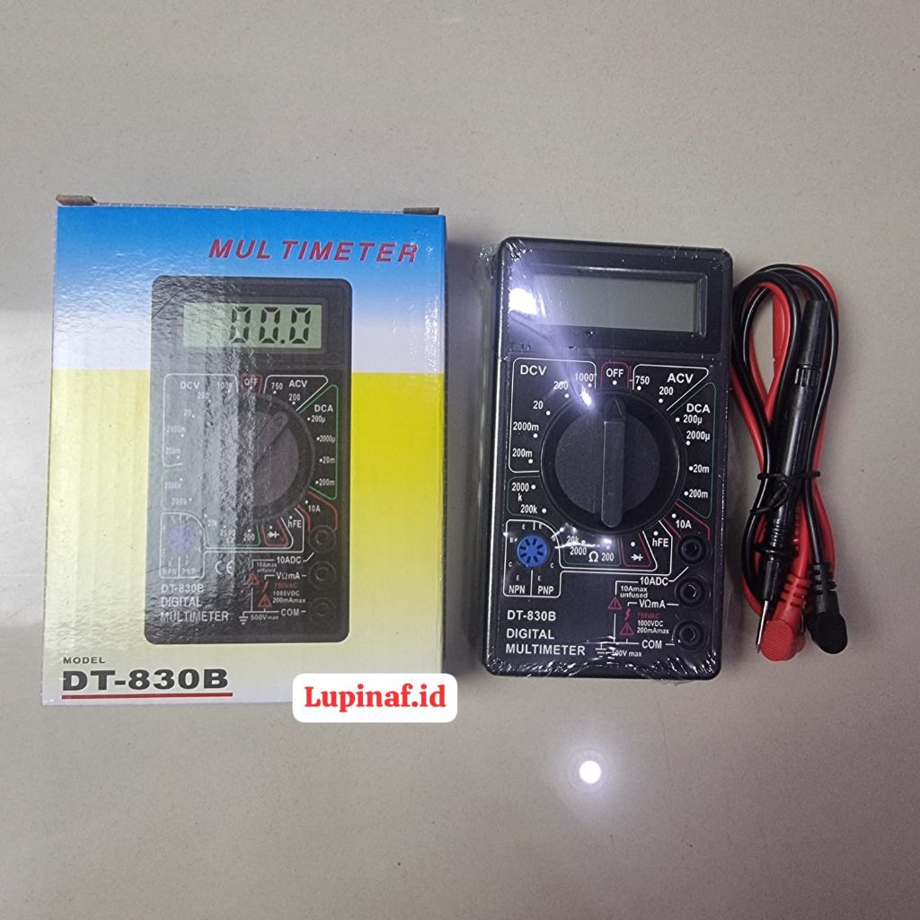 MULTI METER DIGITAL DT830 DT 830 MULTI TESTER DT830 LENGKAP