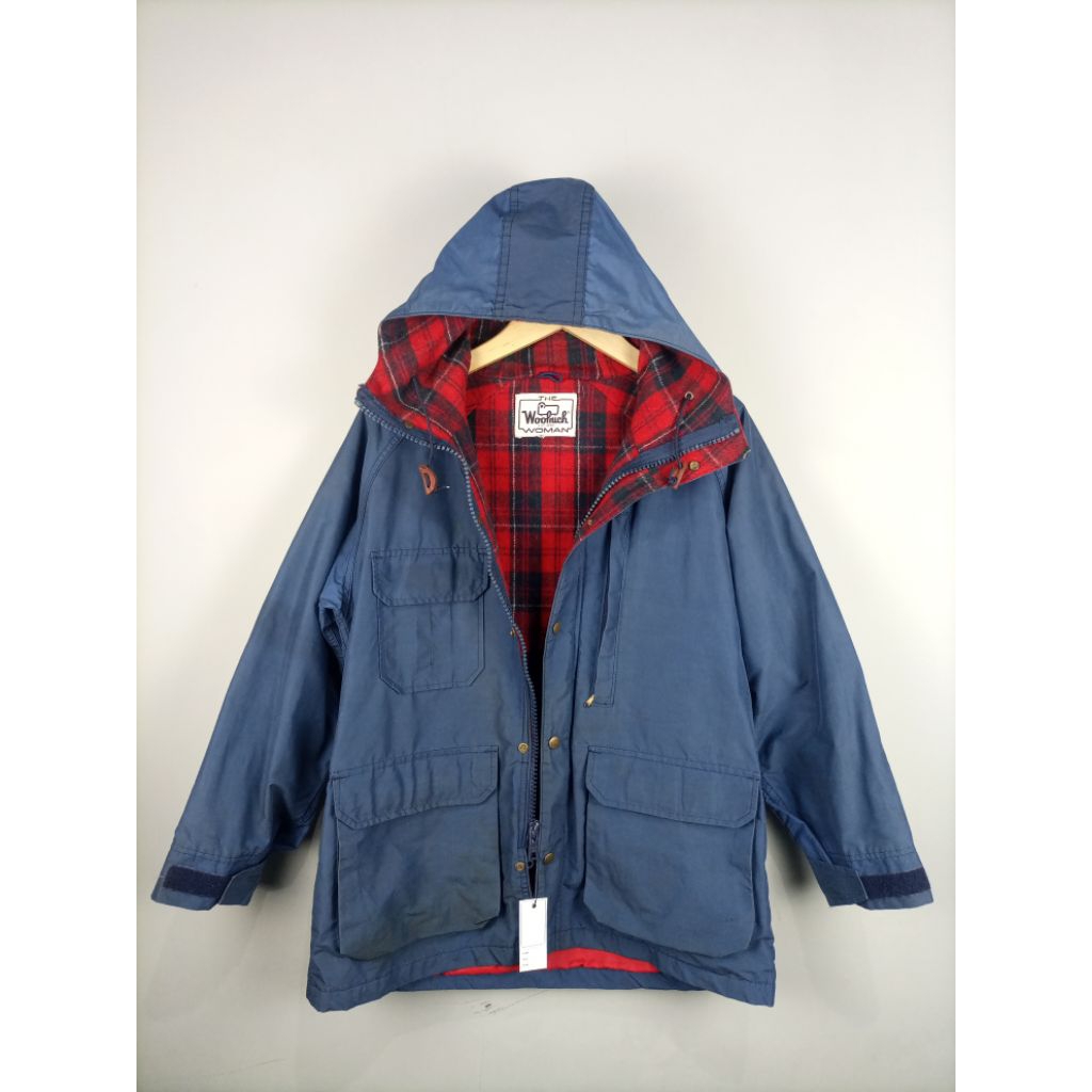 Jaket Woolrich Parka Kanvas Vintage_Size M fit L