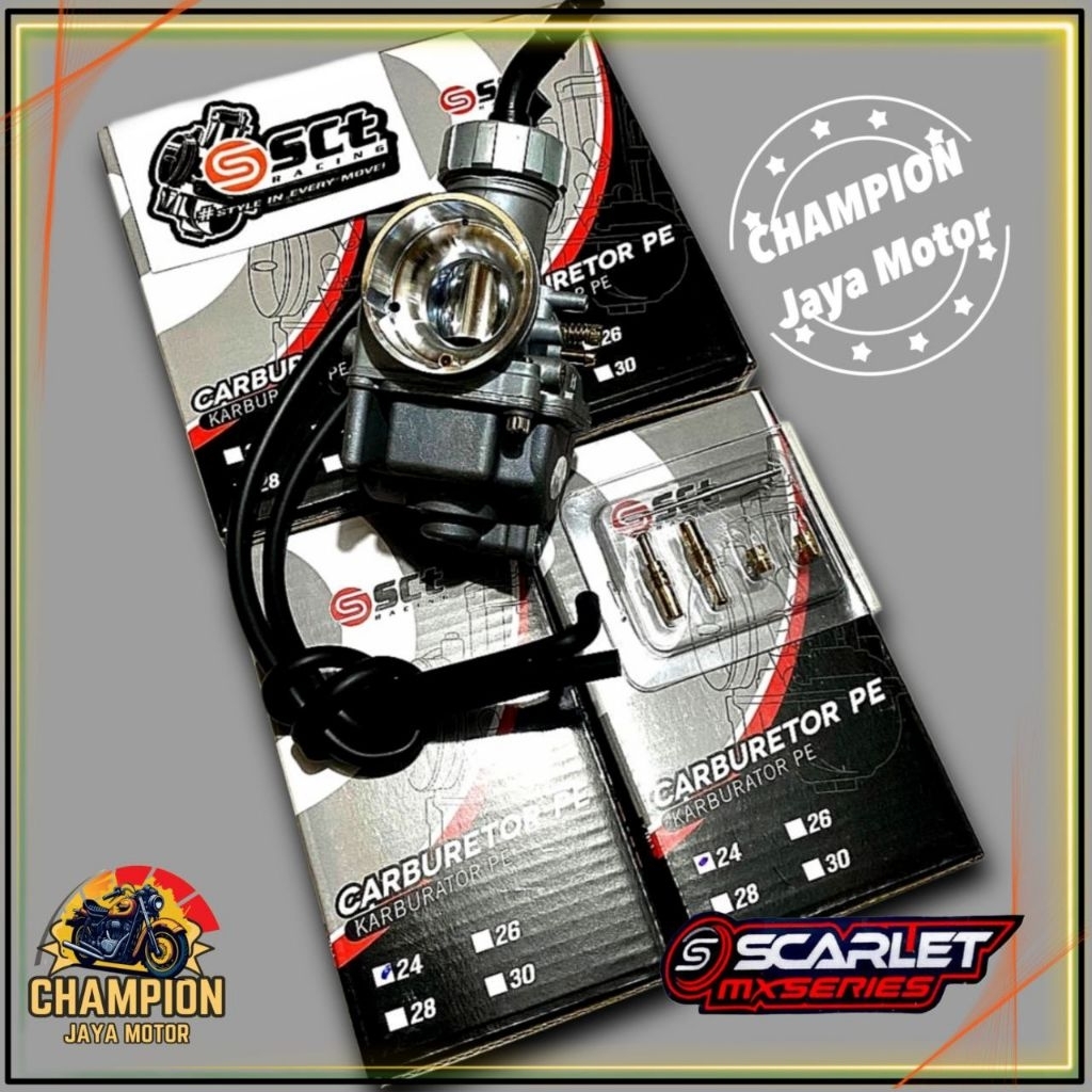 KARBURATOR KARBU PE 24 26 28 SCARLET RACING ORIGINAL KARBU PE 24 26 28 ORIGINAL SCARLET RACING