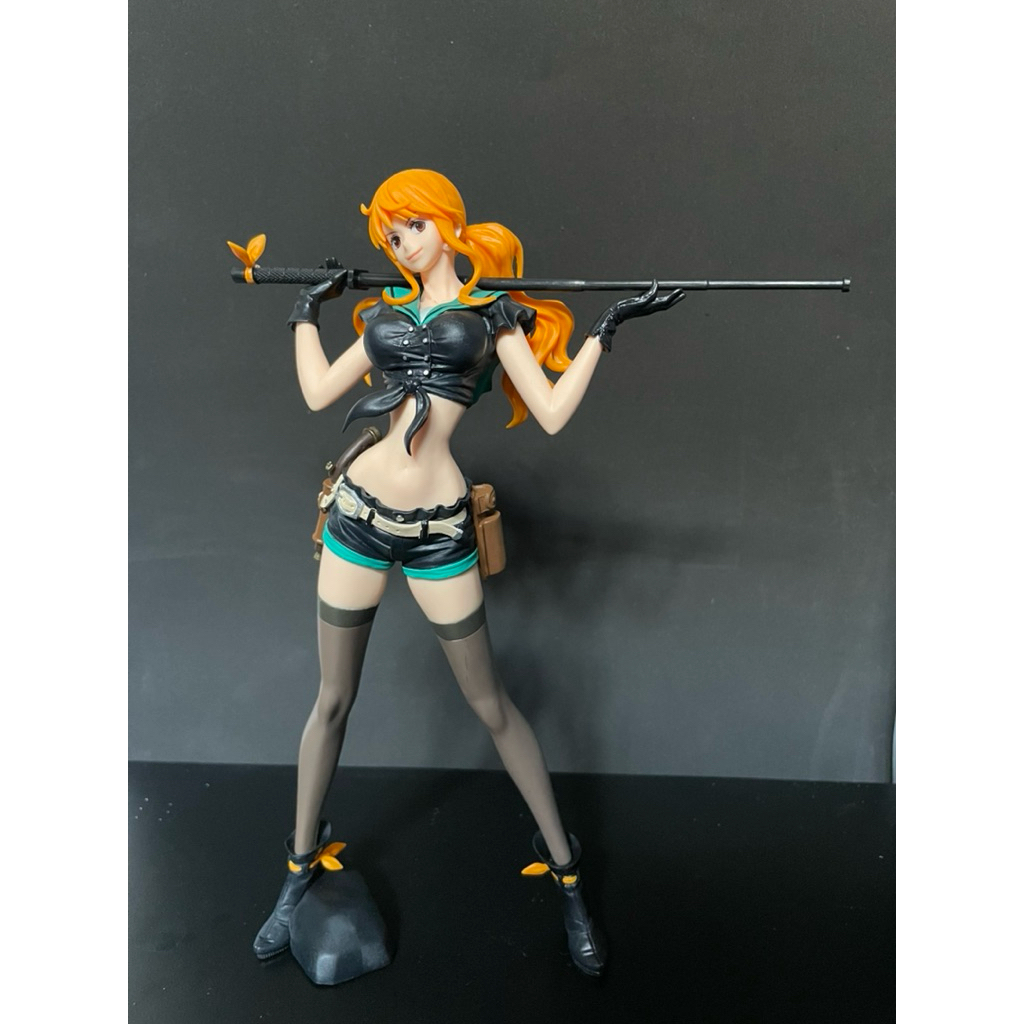 Figure One Piece Nami Flag Diamond Ship Code:B Banpresto 25cm BIB