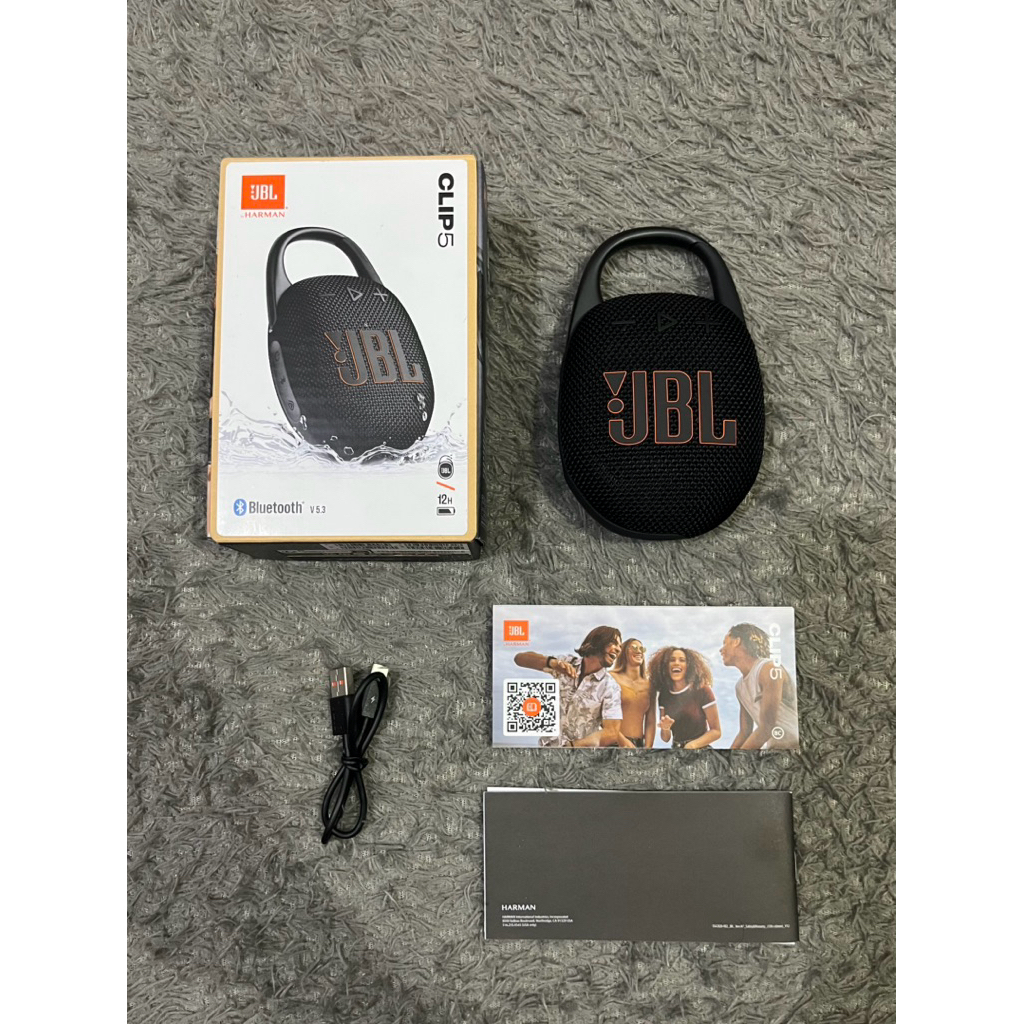 JBL Clip 5 Original Fullset New