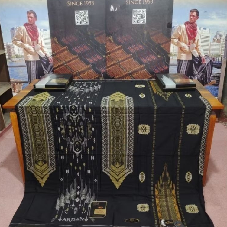 sarung ardan sgj gold songket motif terbaru