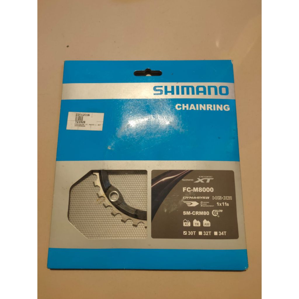 chainring Shimano deore XT M8000 30T