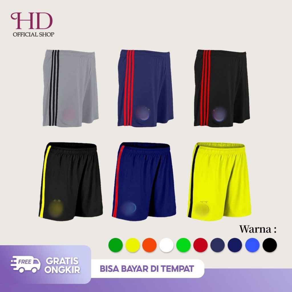 HD | Celana Bola 56-68 Sampai | Celana Futsal Pria | Celana Olahraga Pria | Baju Bola