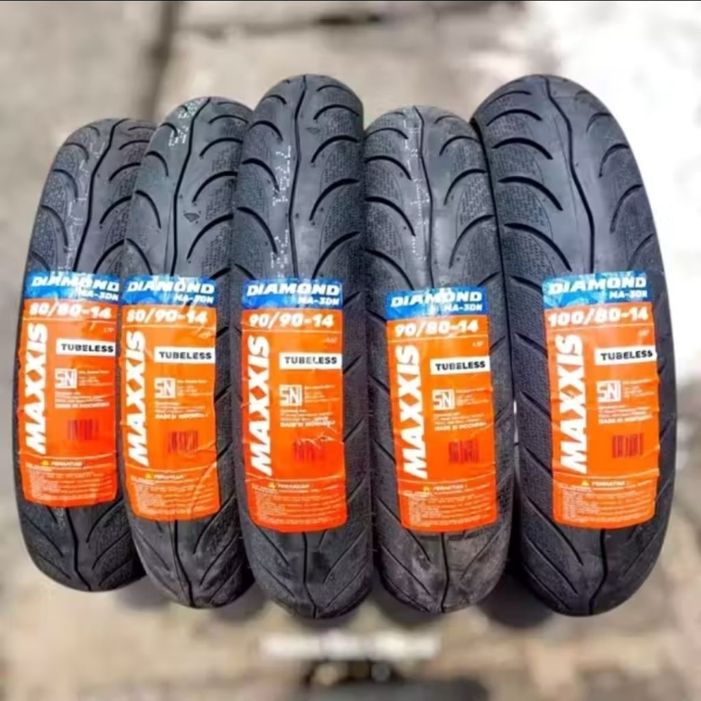 BAN MAXXIS DIAMOND 80/90 90/90 RING 14 TUBLES BEAT VARIO MIO