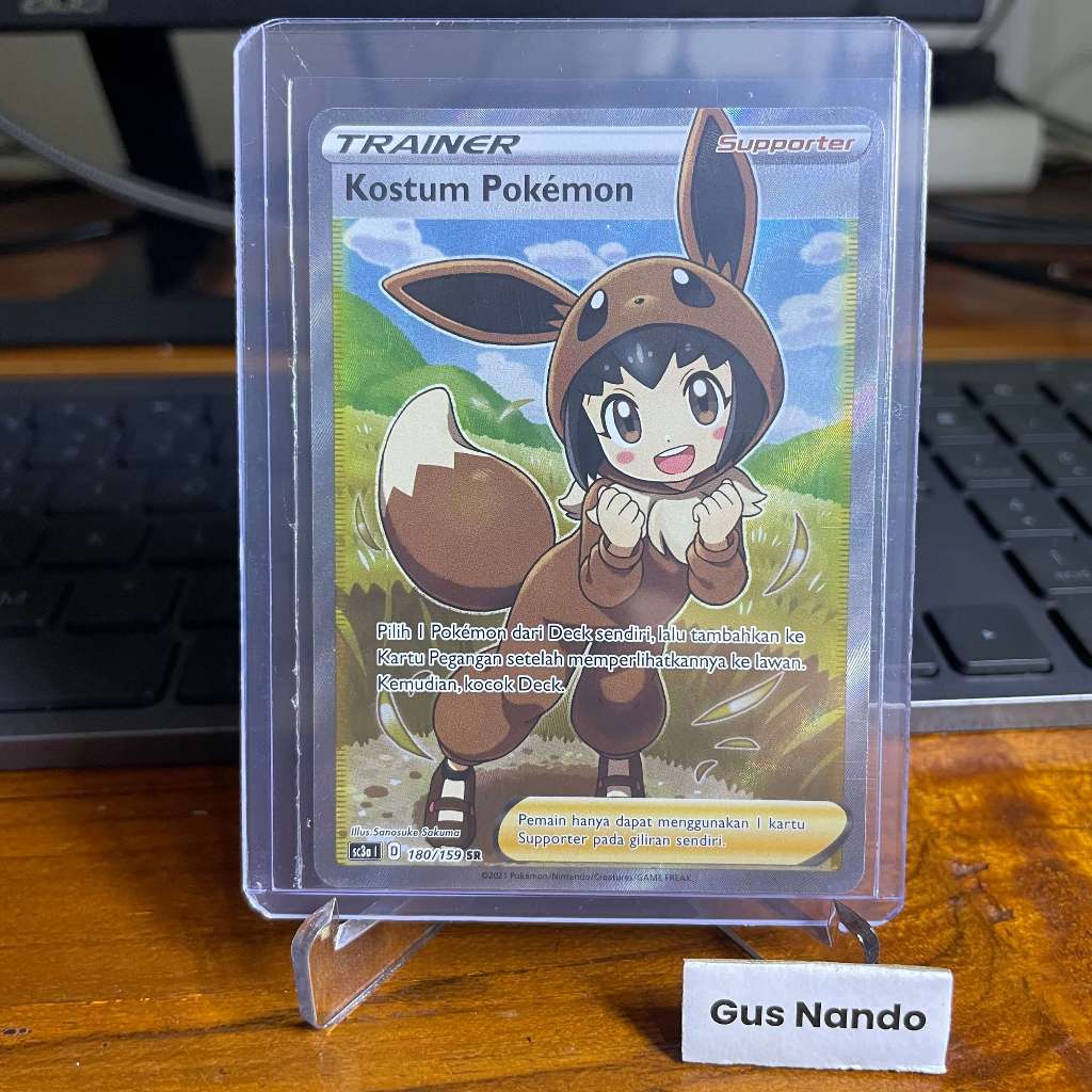 (ID) VMAX Berkilau Set A Kostum Pokemon 180/159 SR (Super Rare) Indonesia ID Indonesian