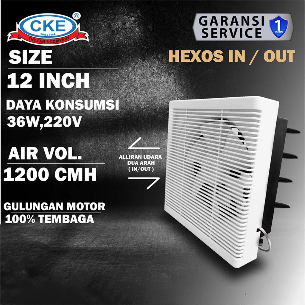 Exhaust Fan Dinding 12" Wall (Dinding) Exhaust Ventilating Fan