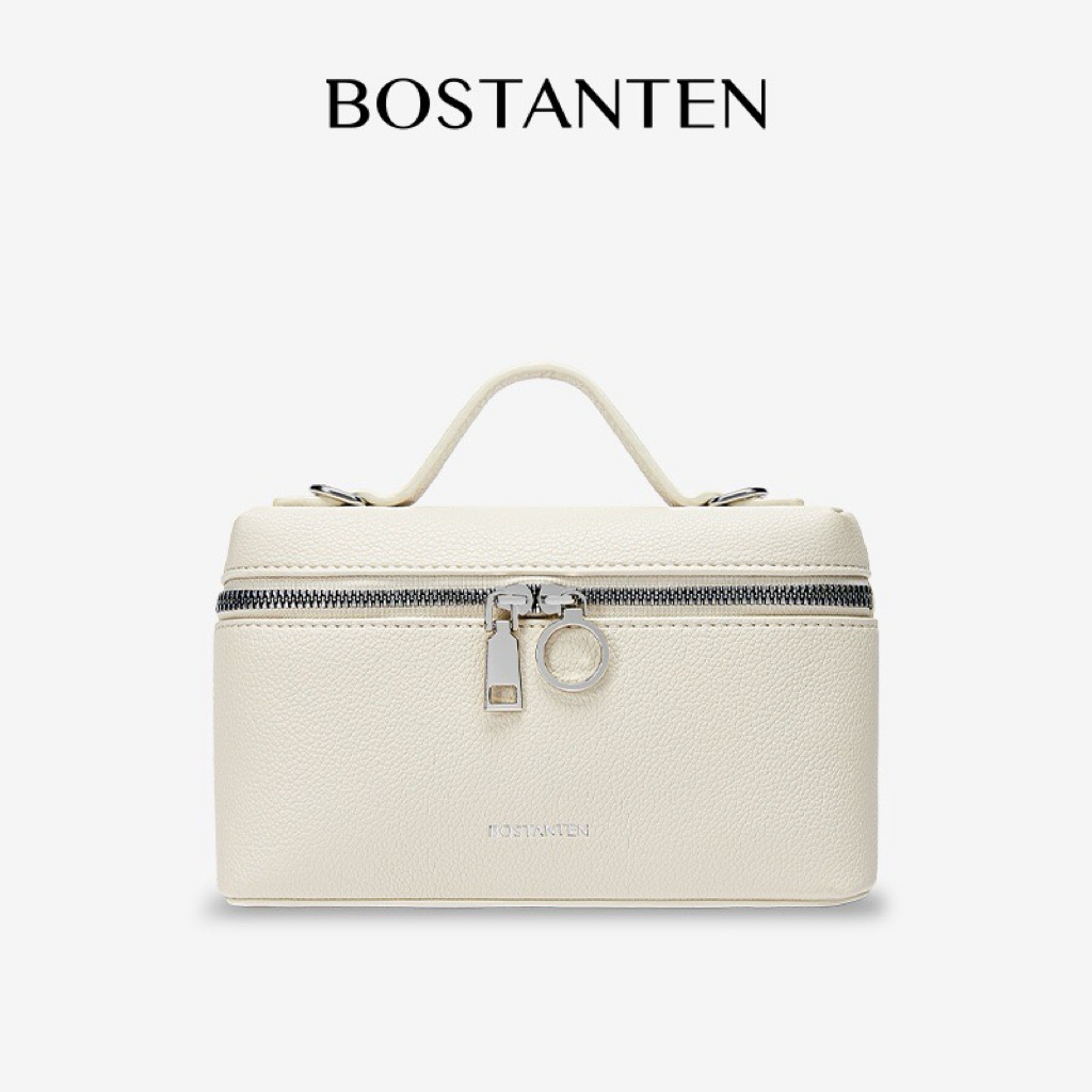 Tas Selempang Wanita Bostanten - Kulit PU, Warna Off Putih, Desain Elegan