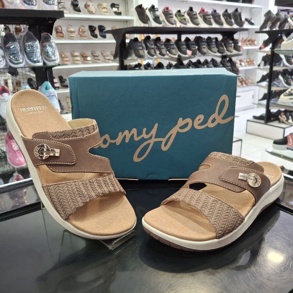 HOMY PED Sandal Wanita | Inaya N 47 | Coklat