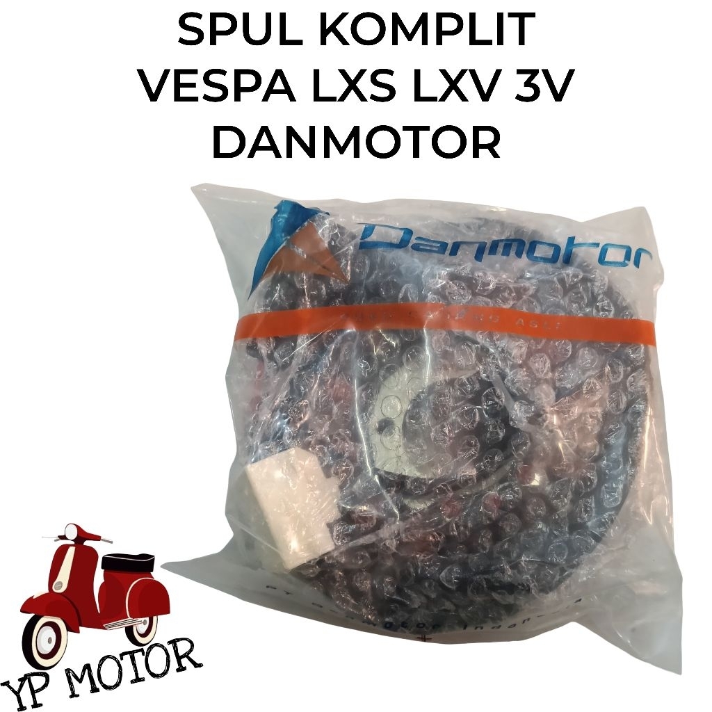 DANMOTOR Spul Komplit Lengkap Vespa LX LXS LXV 3V
