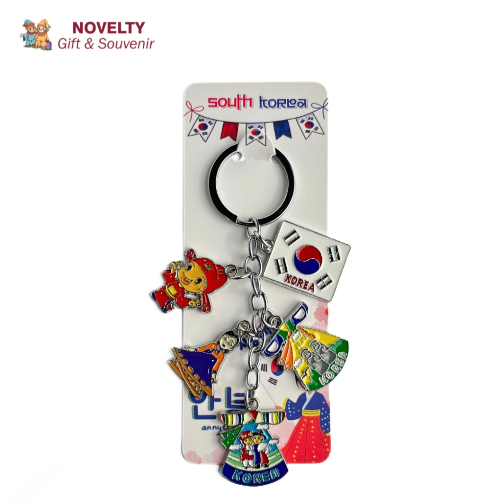 Souvenir Gantungan Kunci Korea Selatan Premium oleh oleh Korea