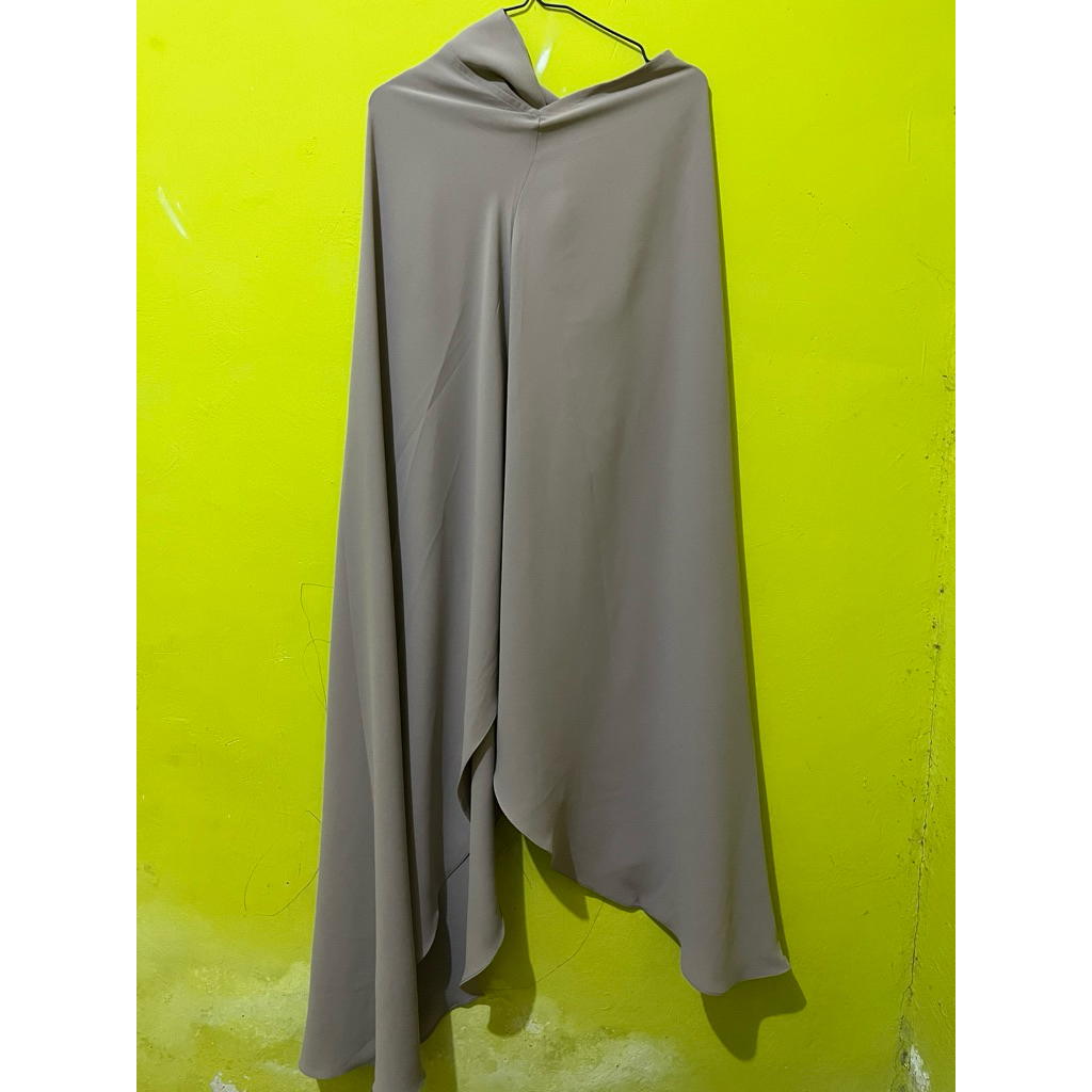 french khimar farah vintage khaki bahan mazen tsuraya