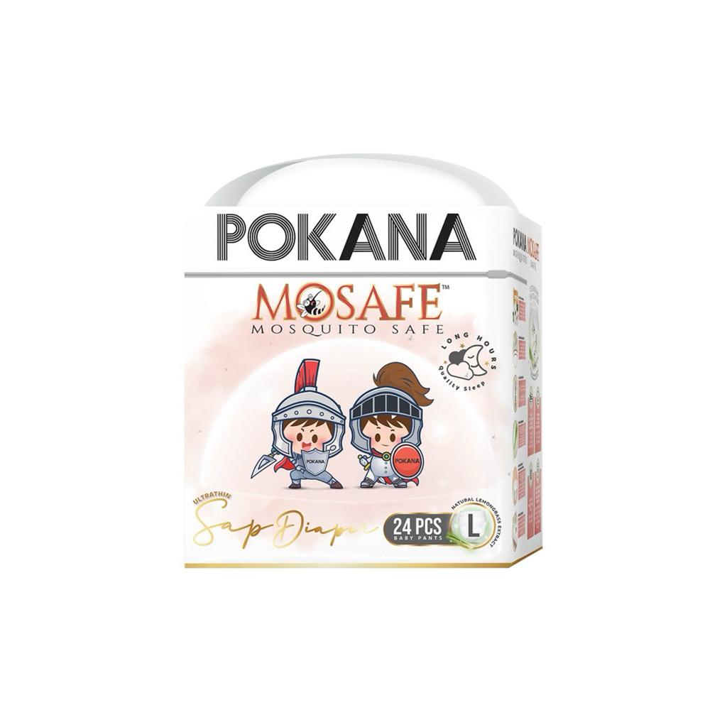 pokana SAP mosafe popok celana bayi L 24