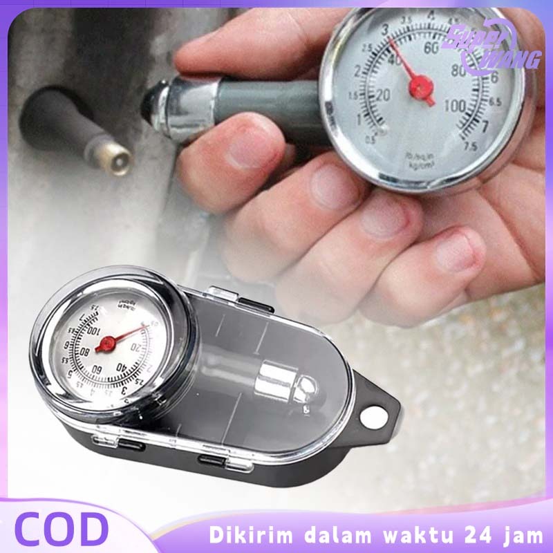 Alat Pengukur Tekanan Ban Mobil Motor Tire Pressure Gauge Alat Ukur Angin Ban Mobil Alat Cek Angin B