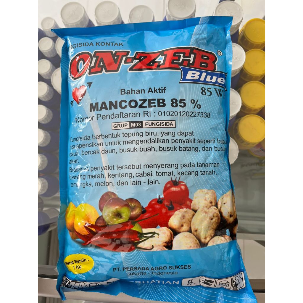 Onzeb Blue / Biru 85WP 1 kg Fungisida Kontak