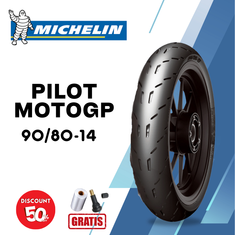 Ban Motor Matic Soft Compound MICHELIN PILOT MOTOGP 90/80 Ring 14 Tubeles