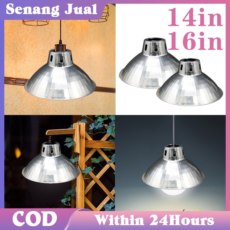 14/16Inch Kap Lampu Gantung Industri Kilap / Kap Industri Mengkilap / Kap Lampu Gantung Industri Kil
