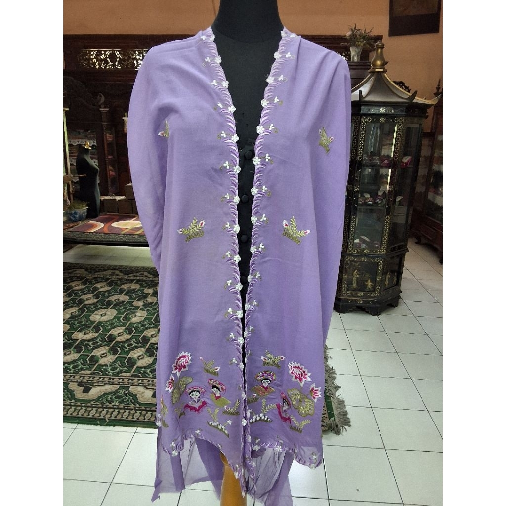 Bahan Kebaya Bordir/Bahan Kebaya Bordir Encim/Bahan Kebaya Encim/Bahan Kebaya Bordir Panjang/Bahan K