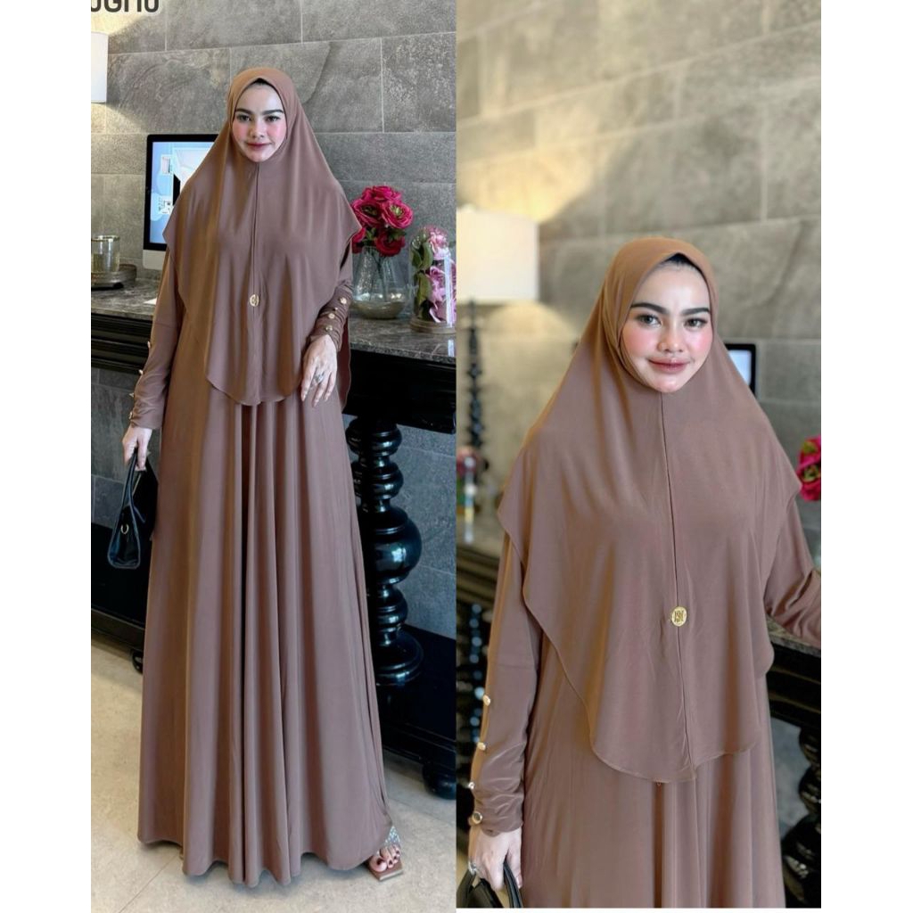 QUINT SYARI DRESS JILBAB ORIGINAL LD 110 PB 142