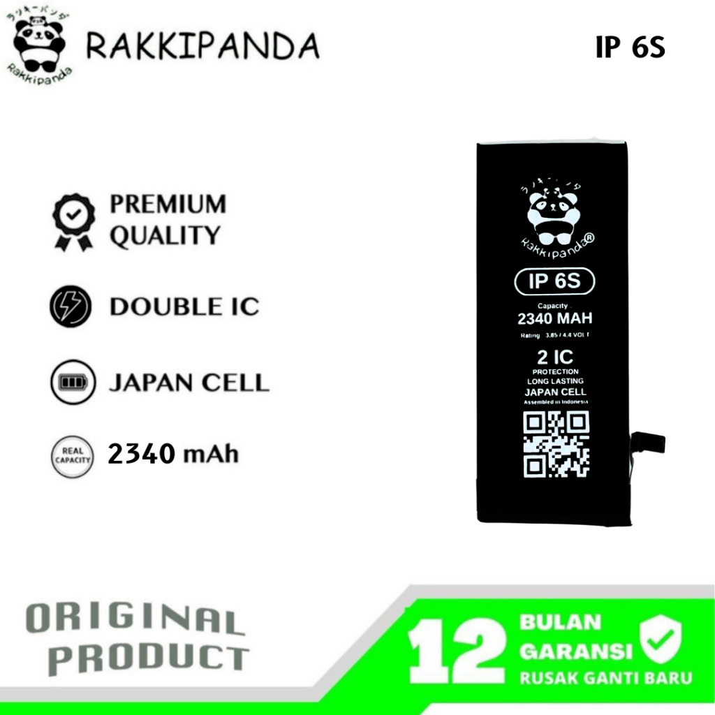 Rakkipanda - iP 6S Batre Batrai Baterai