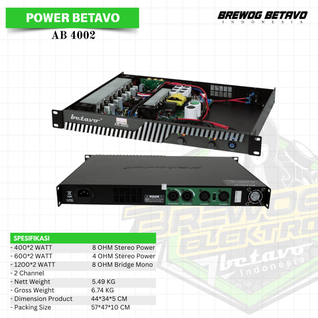AB 4002 BETAVO BREWOG AUDIO