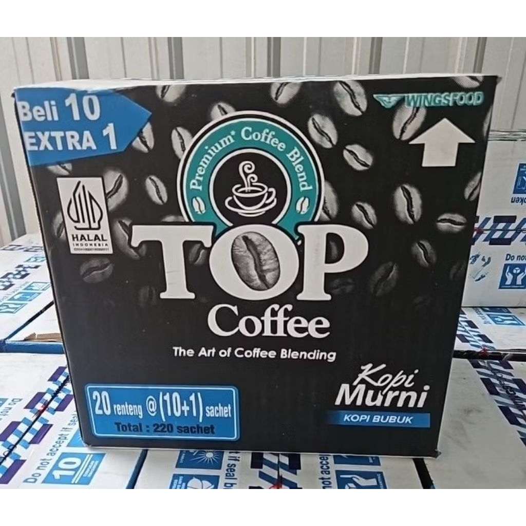 top  kopi murni renceng(isi 10+1 pcs)