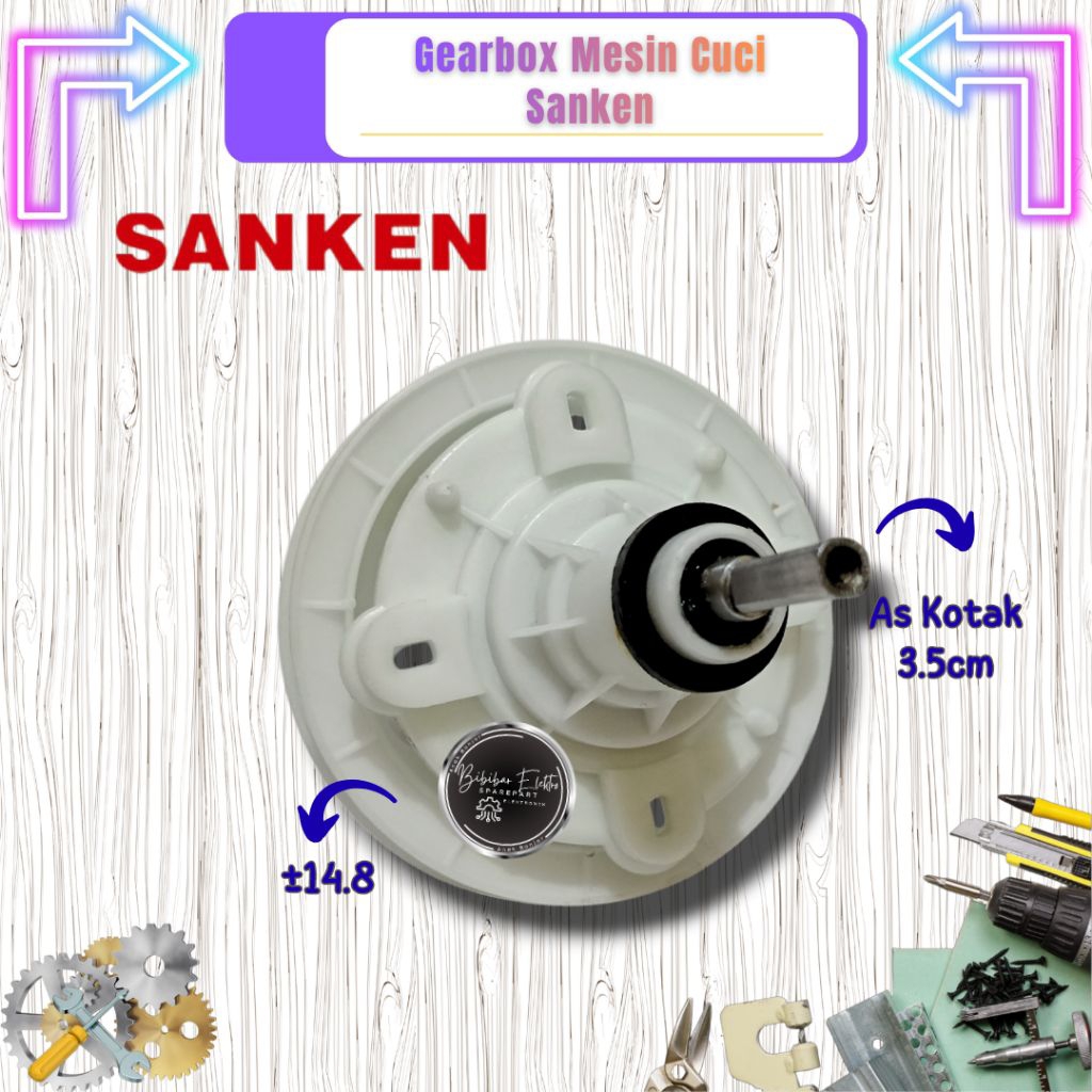 Gearbox Mesin Cuci Sanken