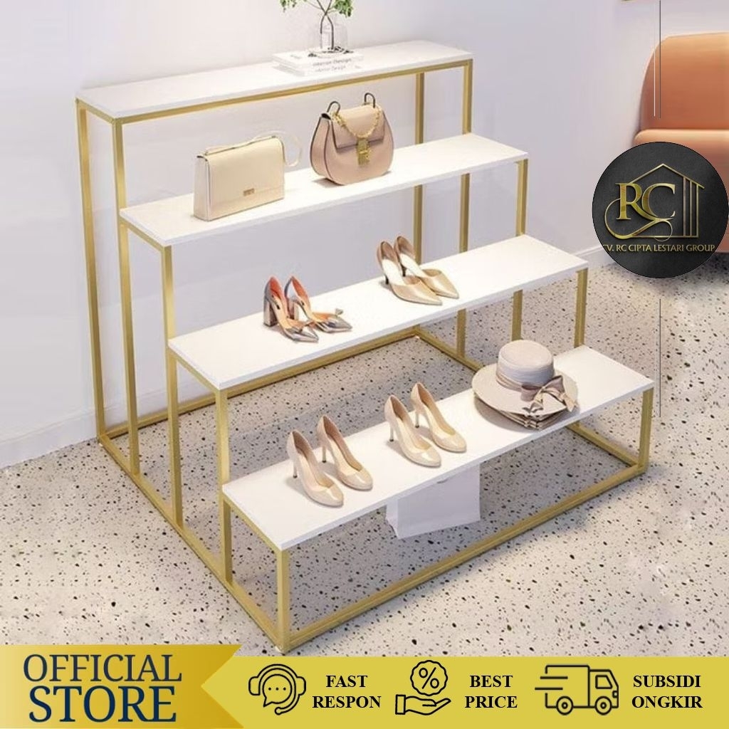 Rak Sepatu Tas Display Stand Display Toko