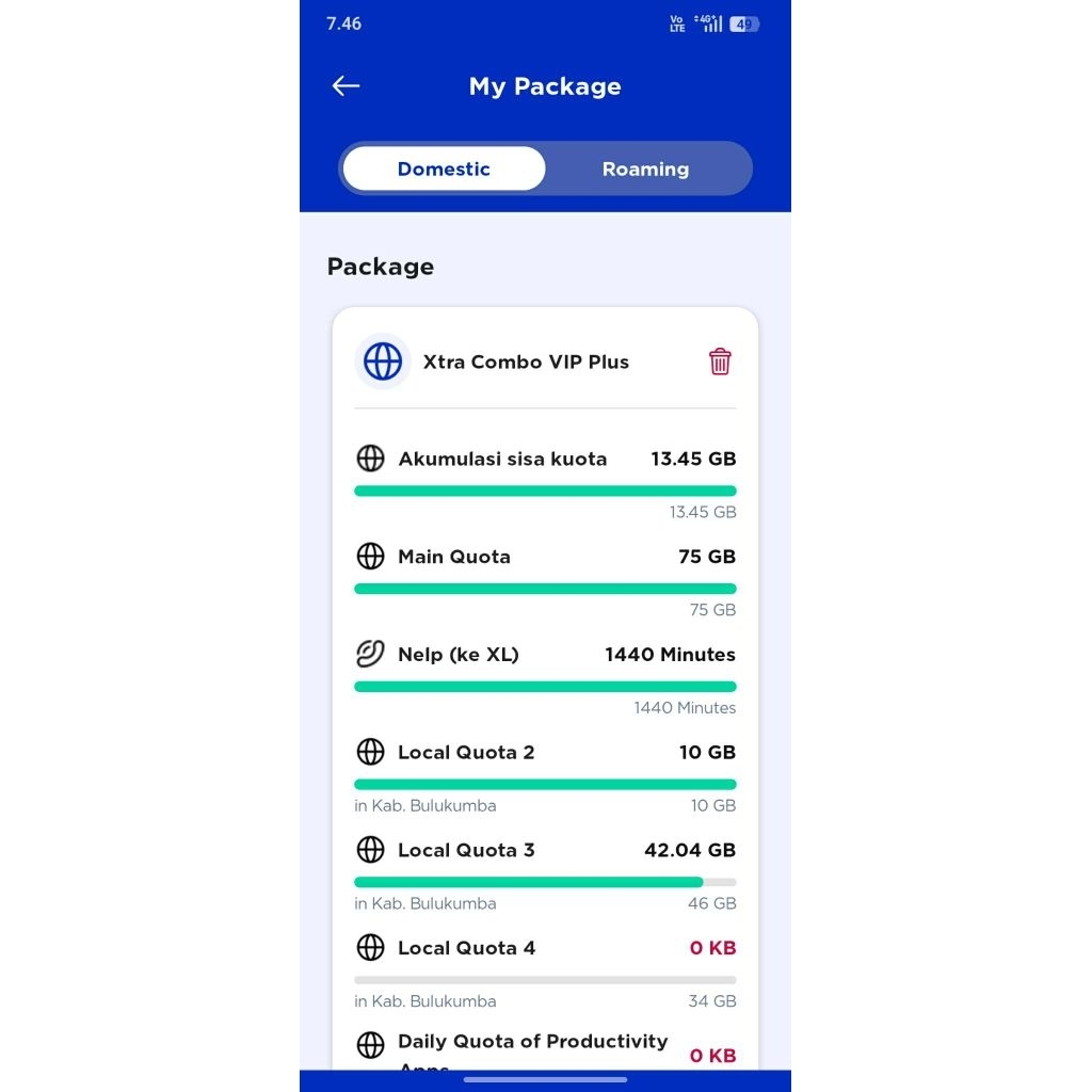 Kartu XL Combo VIP Diskon 90%