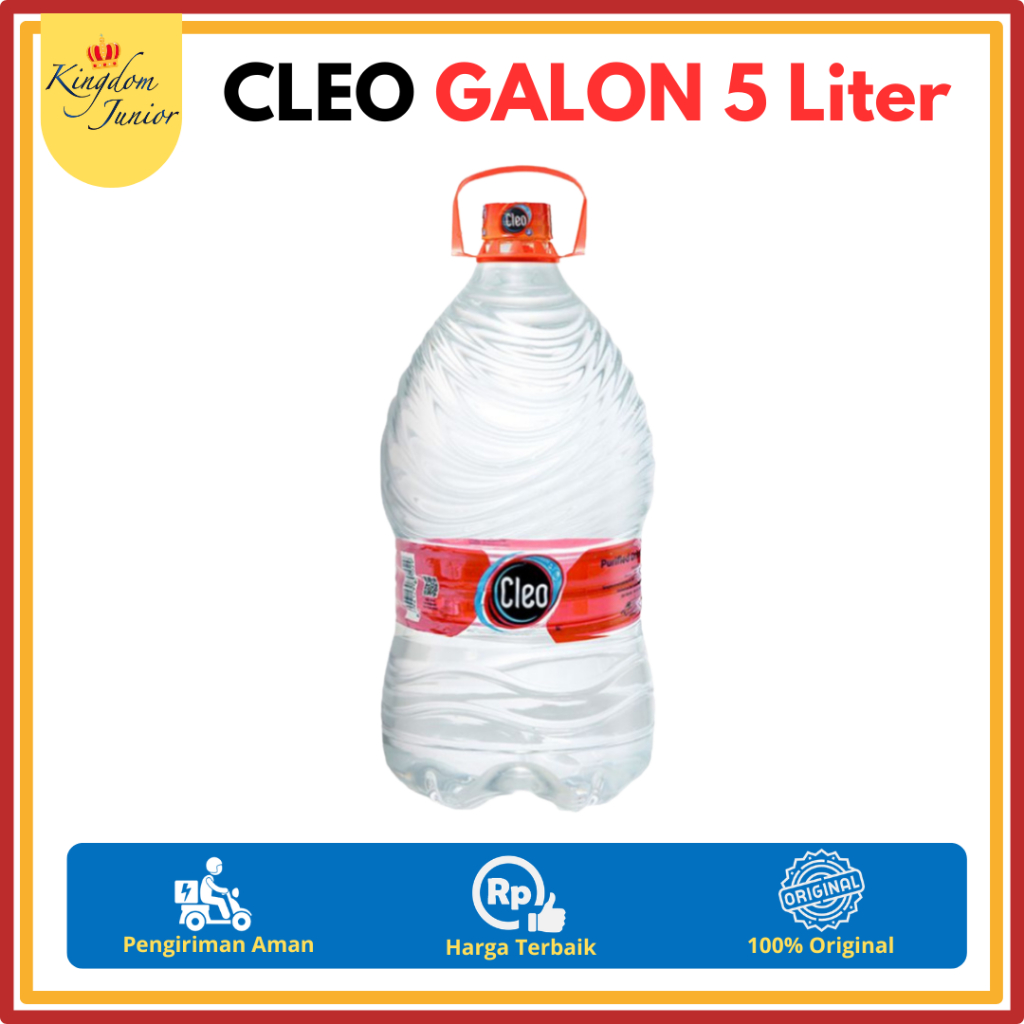 Cleo Galon Kecil 5 Liter Air Mineral | Cleo Galon Mini 5kg