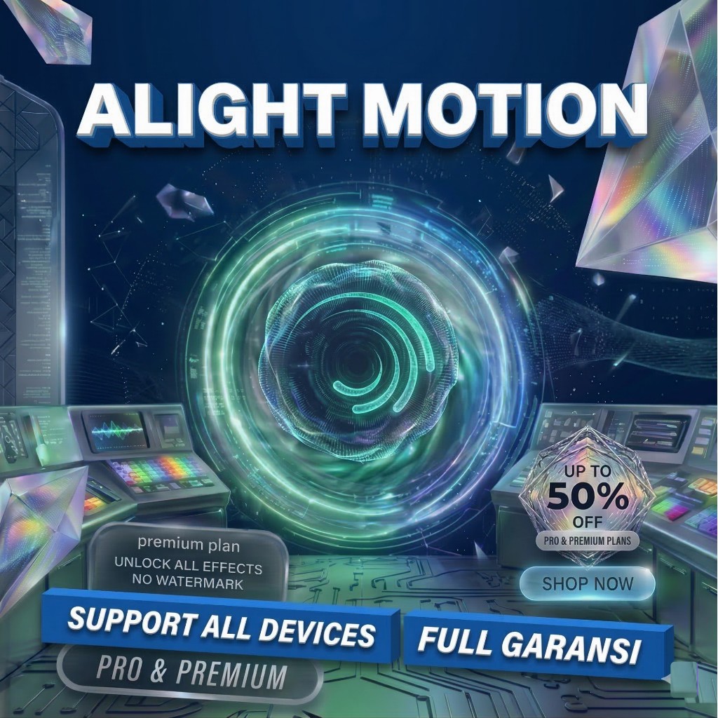 Alight Motion Premium Pro 1 Tahun Private Murah Bergaransi