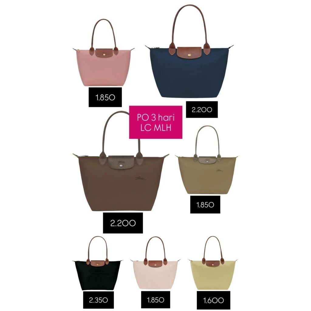 Authentic Longch*** Le Pliage MLH