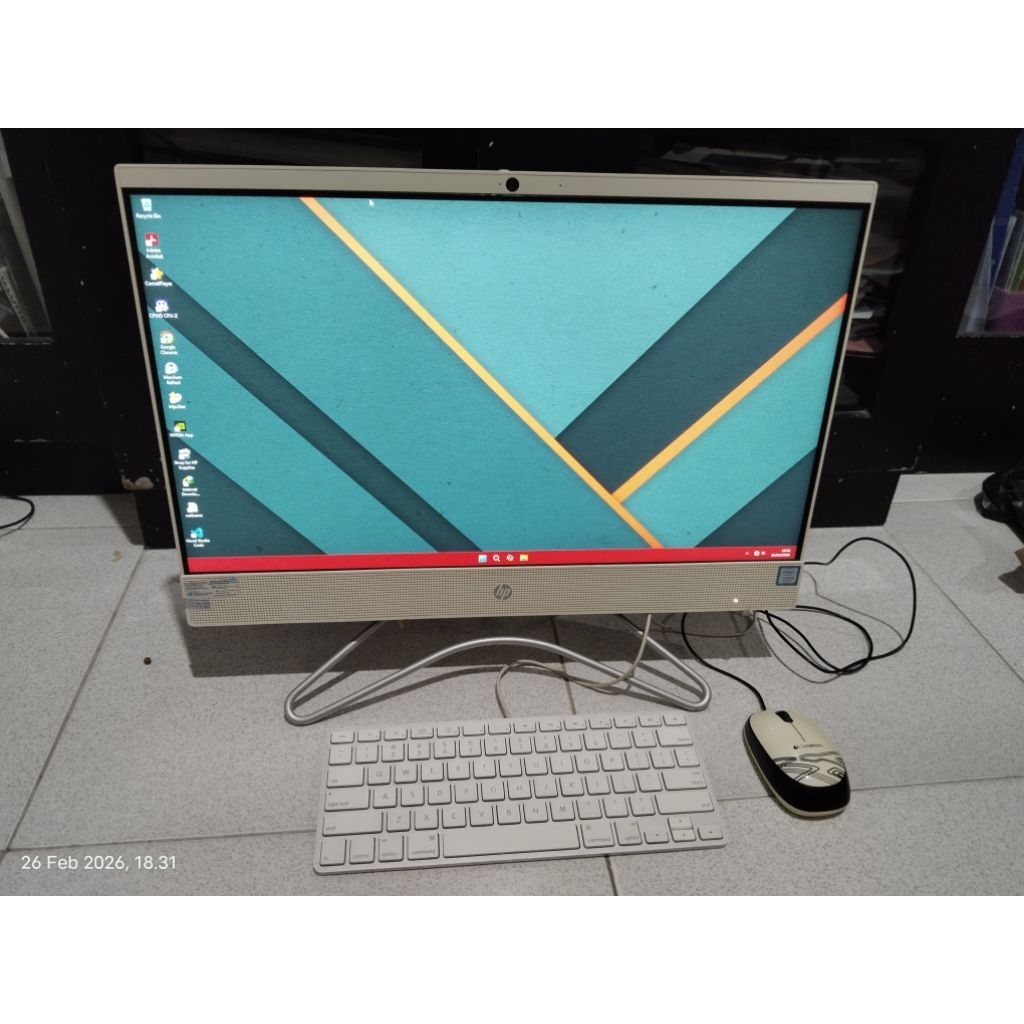 all in one hp core i5 gen8