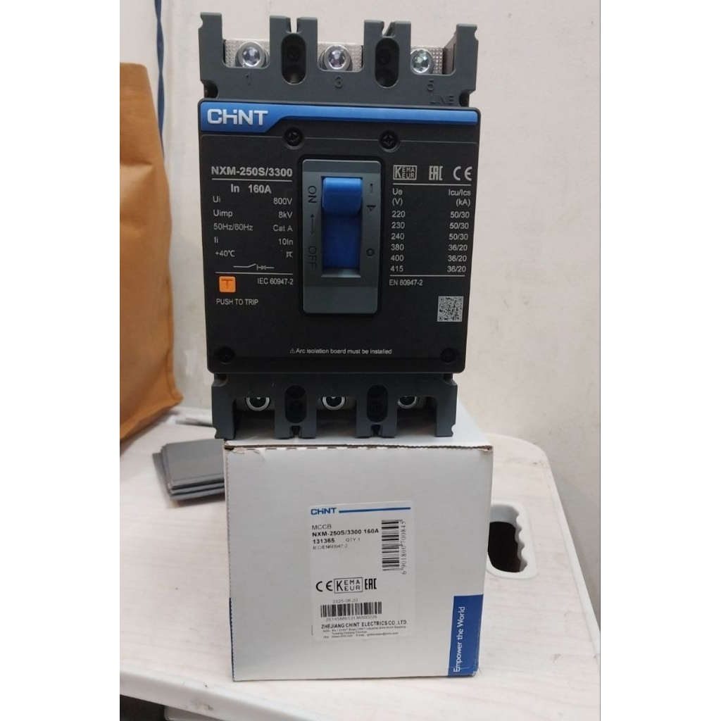 MCCB 3P Chint NXM-250S/3300 160A