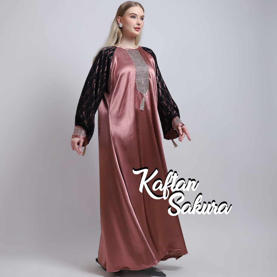 GAMIS MAURA DRESS PREMIUM SILK TILE + PAYET , COD GAMIS PESTA SATIN MEWAH MUSLIM