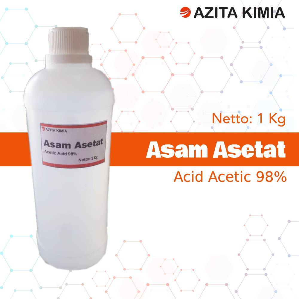 Acetic Acid Glacial 98% Bahan Kimia Laboratorium / Asam Asetat 98% Acetic Acid Industrial Grade