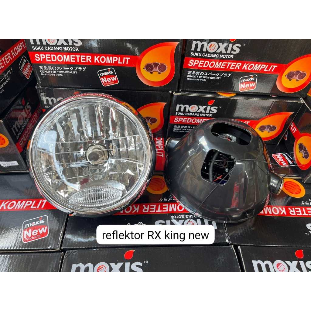 reflektor lampu bulat RX king new peredam