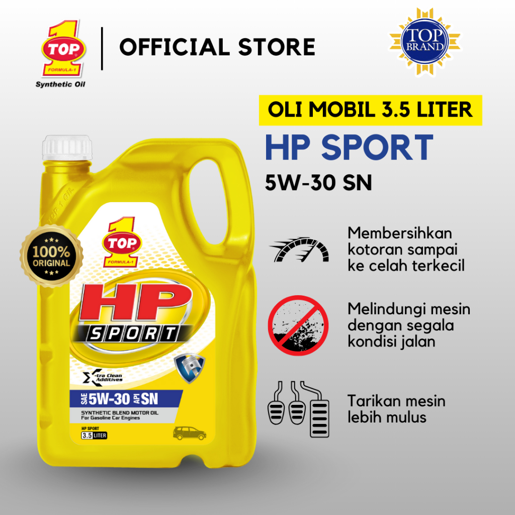 TOP 1 Oli Mobil HP SPORT 5W-30 - 3,5 L