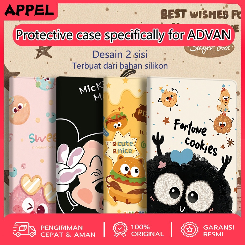 Advan Tab A10 / 10.1 inch 2024 / Casing Flip Book Cover Universal Sarung tablet Leather Case Stand A