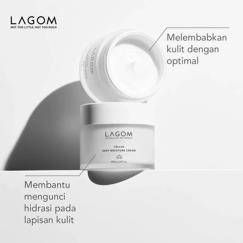 LAGOM Cellus Deep Moisture Cream 60ml Nourishing Protecting Cream 60ml