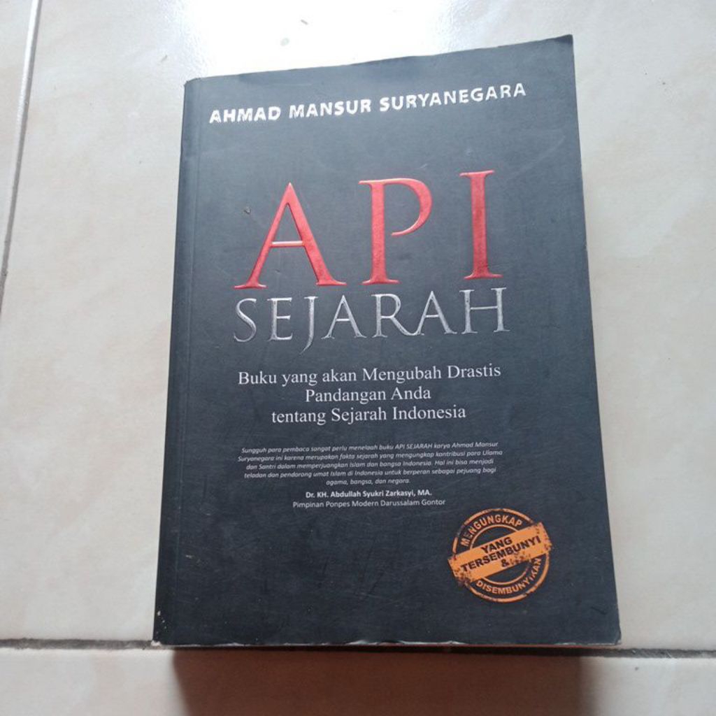 Buku Api sejarah - Ahmad Mansur suryanegara