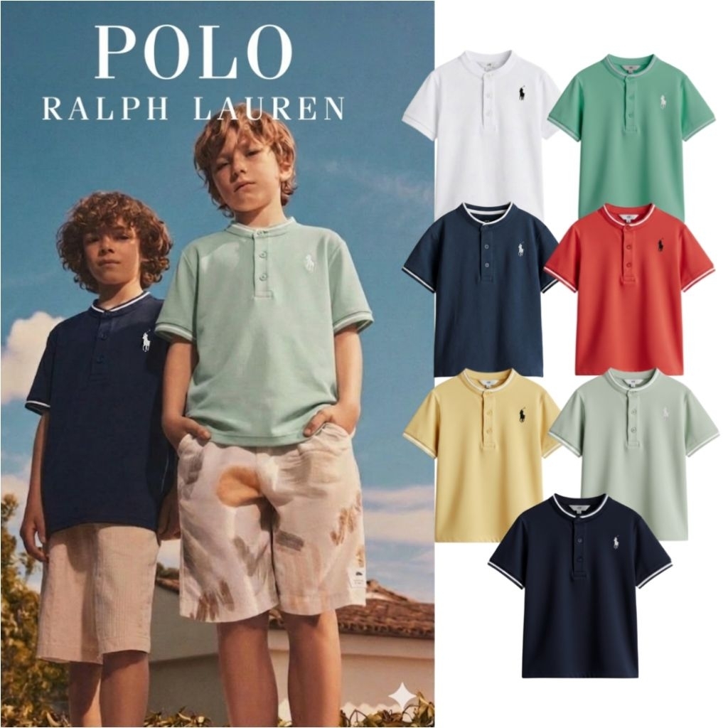 Rumahbaju - Kaos Kerah Polo Ralph Lauren Anak Laki Laki 1-14 Tahun