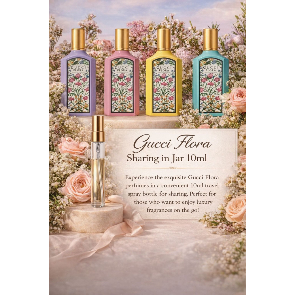 PARFUM/GUCCI PARFUM ORIGINAL/GUCCI FLORA/ORIGINAL 10ml/PARFUM TRAVEL SIZE
