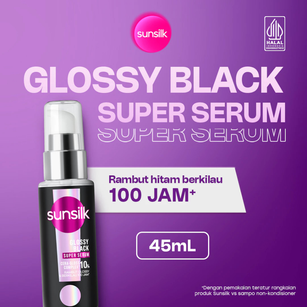 SUNSILK Glossy Black Super Serum 45ML