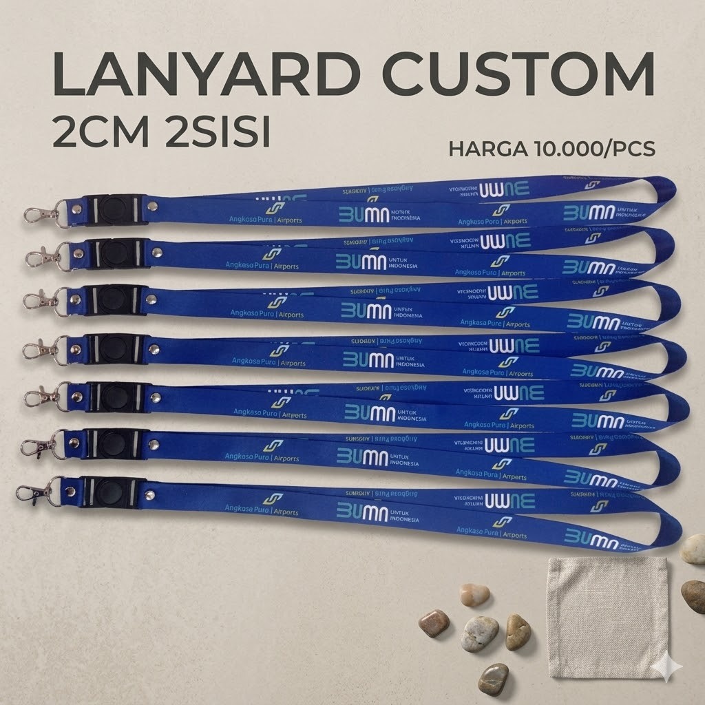 Lanyard Angkasa Pura I BUMN / Lanyard BUMN Angkasa Pura 1 Full desain NSR