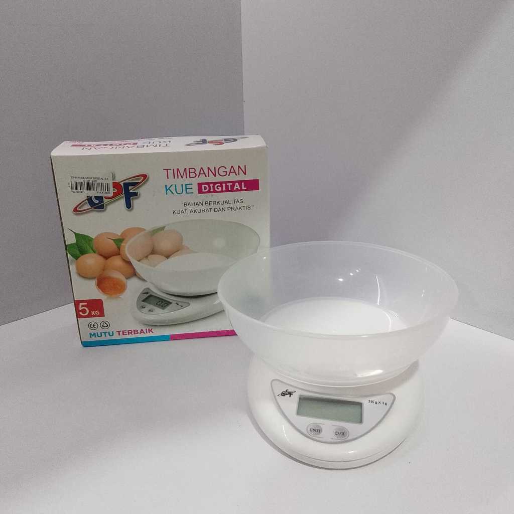 TIMBANGAN KUE DIGITAL GSF 5KG / TIMBANGAN DAPUR DIGITAL / DIGITAL KITCHEN SCALE GSF-4405 / TIMBANGAN